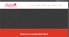 Desktop Screenshot of huddersfieldymca.co.uk
